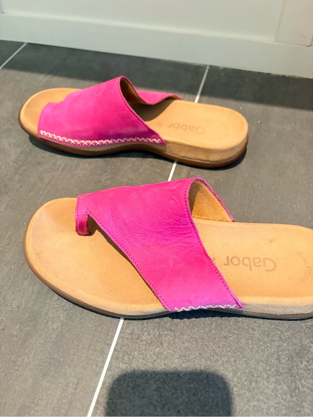 Gabor Lanzarote nubuck sandal slides 37 new - Picture 4 of 6